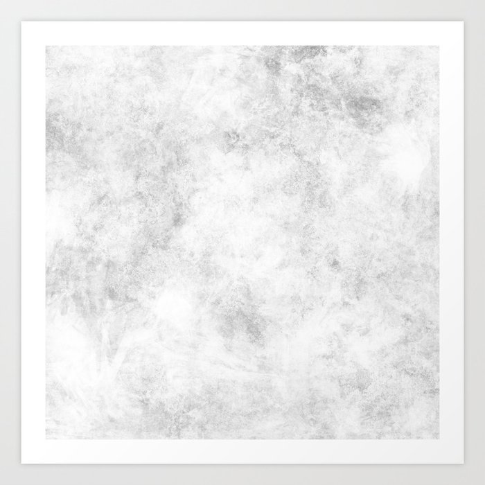 Grunge grey paint Art Print