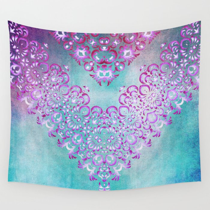 Floral Fairy Tale Wall Tapestry