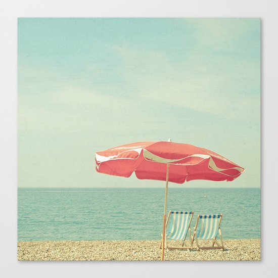 Deserted Beach Canvas Print