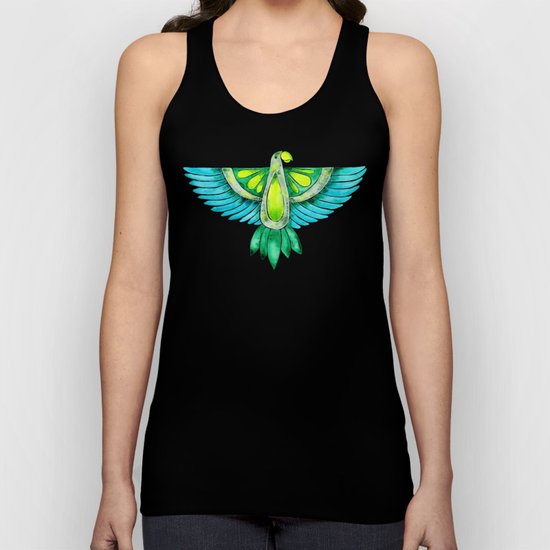 Parrot – Blue & Green Unisex Tank Top