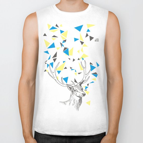 Rainbow Collection / deer Biker Tank