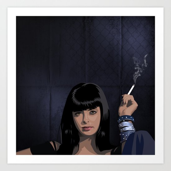 Breaking Bad Illustrated - Jane Margolis Art Print