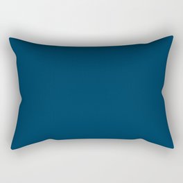 Prussian Blue - solid color Rectangular Pillow
