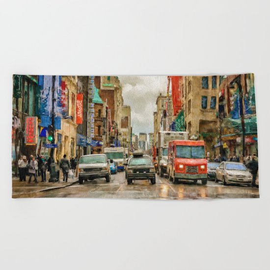 On Your Mark Beach Towel
