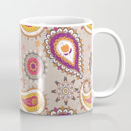 Hand-drawn Paisley Bright Coffee Mug