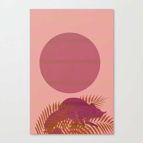 Chameleon Canvas Print