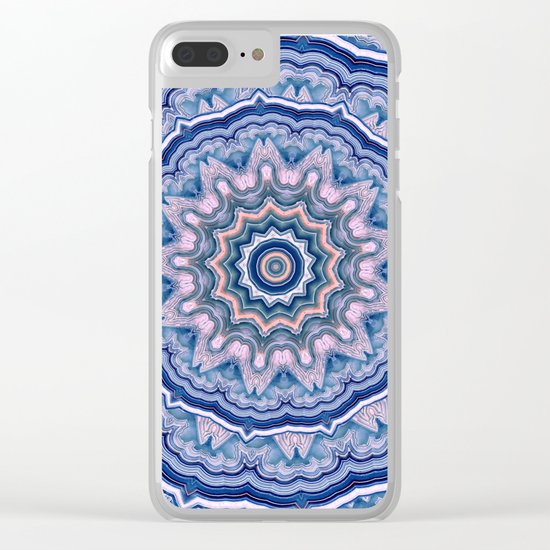 Agate Mandala Clear iPhone Case