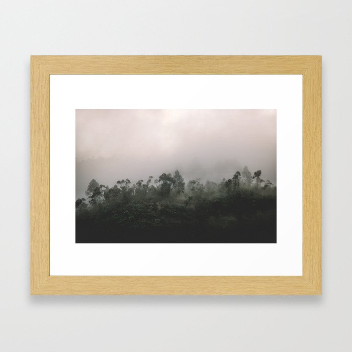 Sri Lankan Fog Framed Art Print