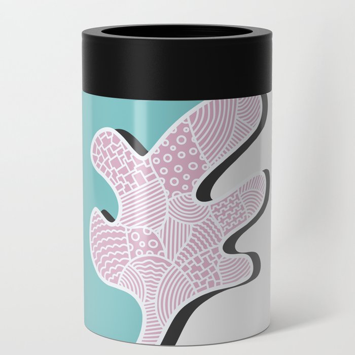 Patterned coral reef 6 Can Cooler