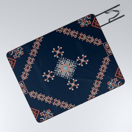 Ukrainian embroidery pattern 51 Picnic Blanket
