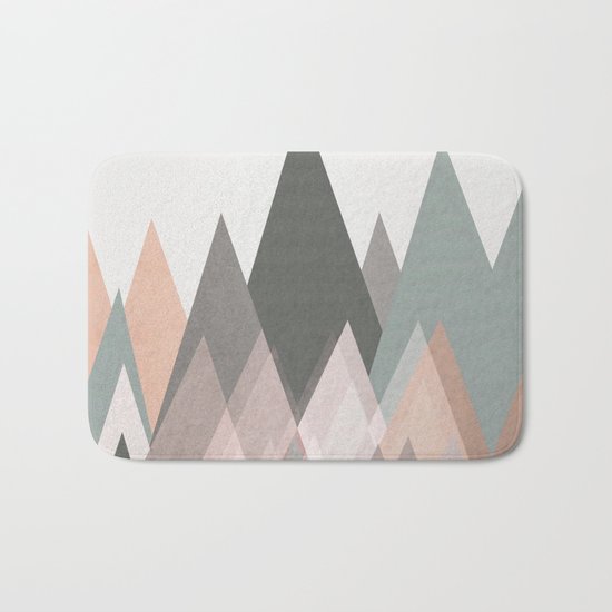 pastel plateau Bath Mat
