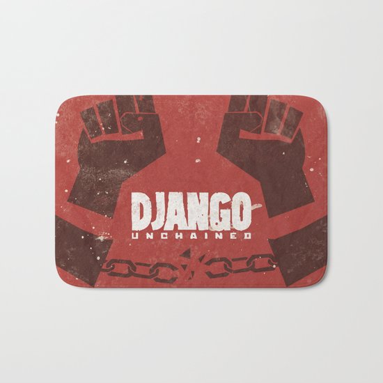 Django Unchained - Quentin Tarantino Minimal Movie Poster Bath Mat