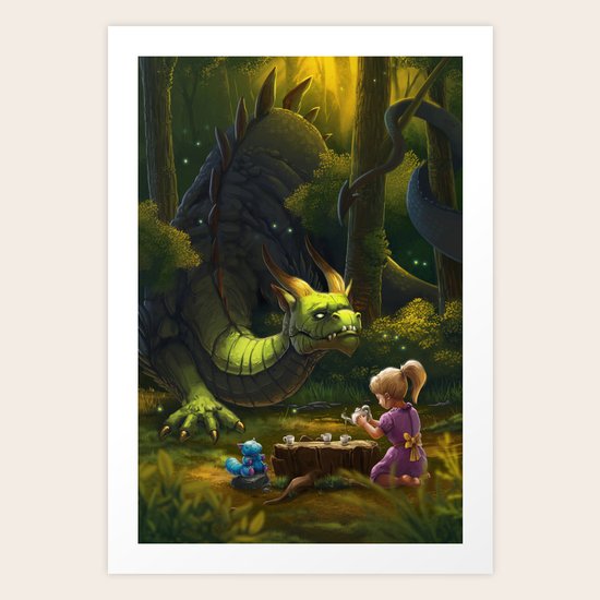 Tea Time Art Print