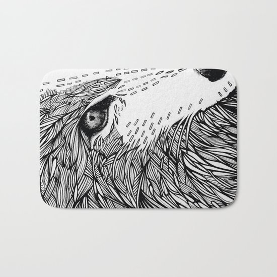 wolf like me Bath Mat