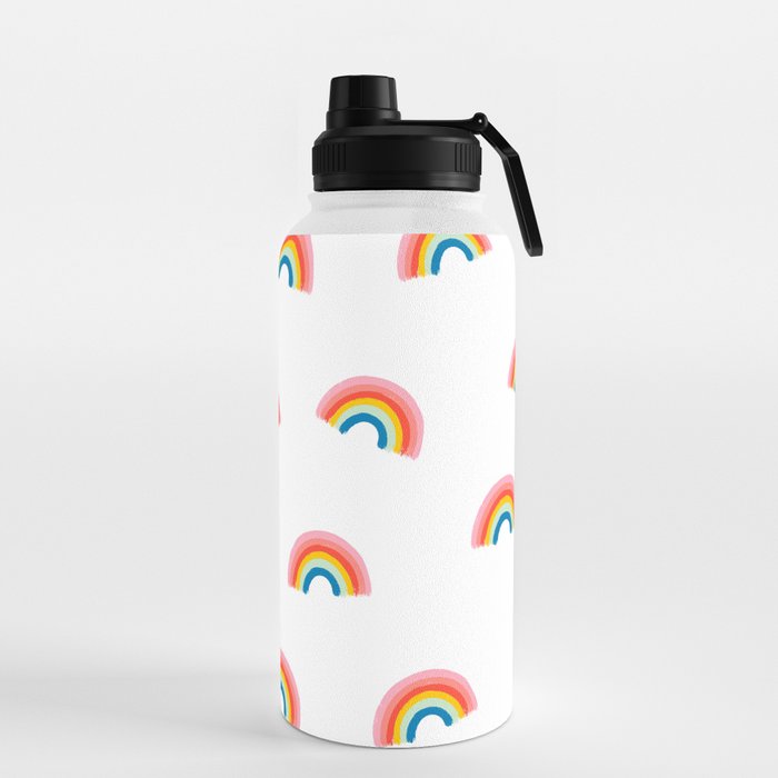 Happy Rainbow Water Bottle