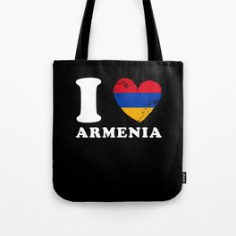 I Love Armenia Tote Bag