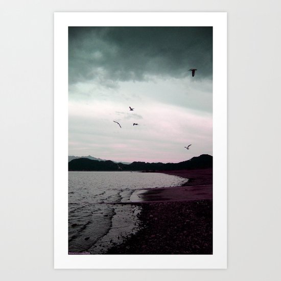 Hitchcock's Picnic Art Print