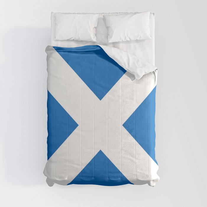 flag of scotland – scotland,scot,scottish,Glasgow,Edinburgh,Aberdeen,dundee,uk,cletic,celts,Gaelic Comforter