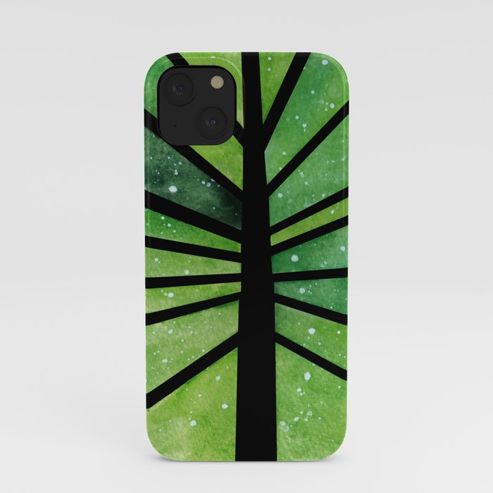 Starry leaf iPhone Case