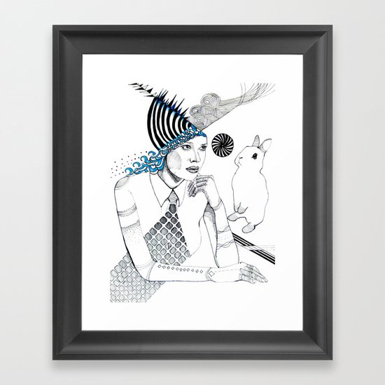 Mysterious Spin Framed Art Print