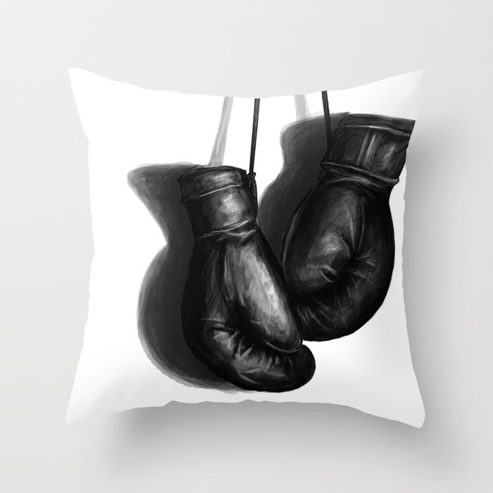 boxing gloves Throw Pillow