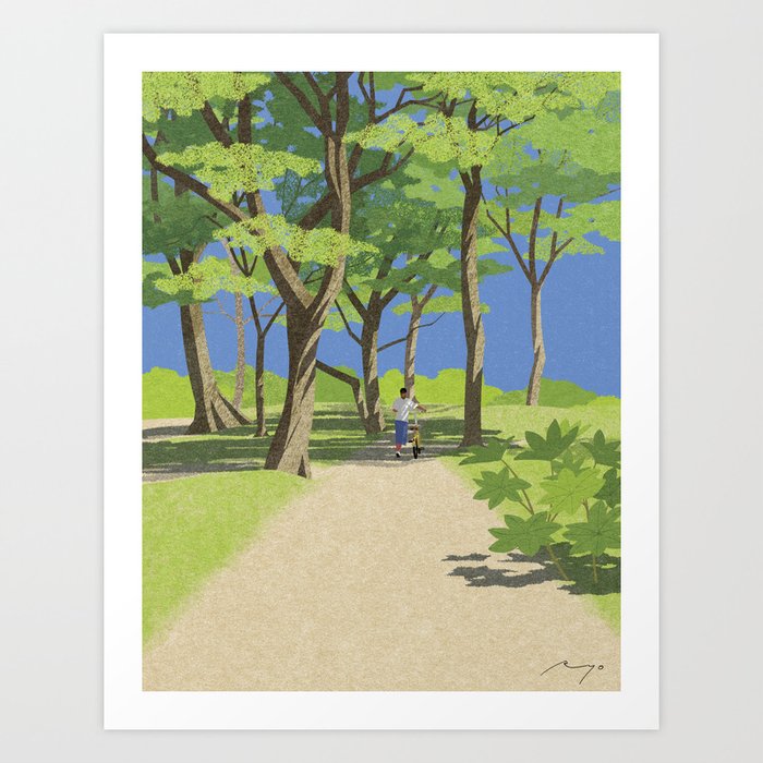 Summer Path (2021) Art Print