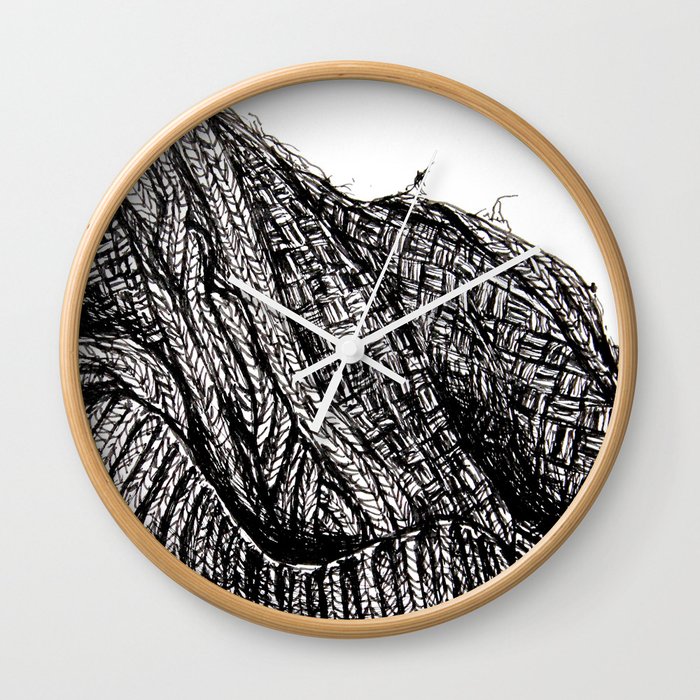 Knit Cap Wall Clock
