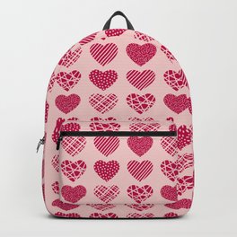 Patterned candy hearts Backpack