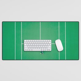 Tennis court green Desk Mat
