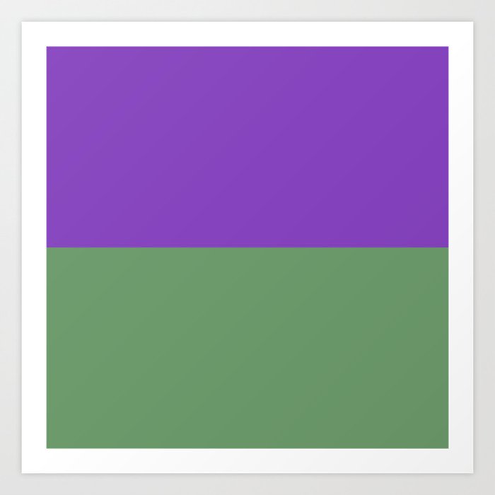 Lavender Purple & Sage Art Print