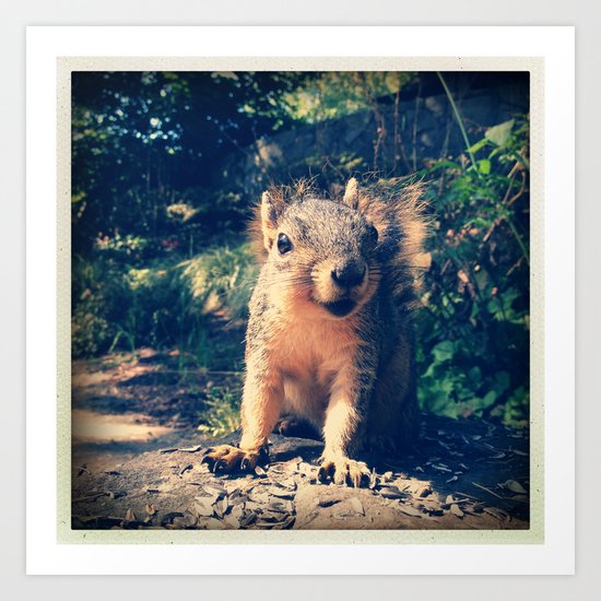Happy to See You Art Print