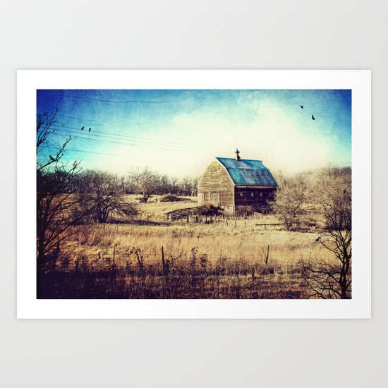 Interlude in Blue Art Print