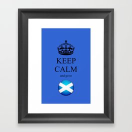 KEEP CALM Scotland Framed Art Print