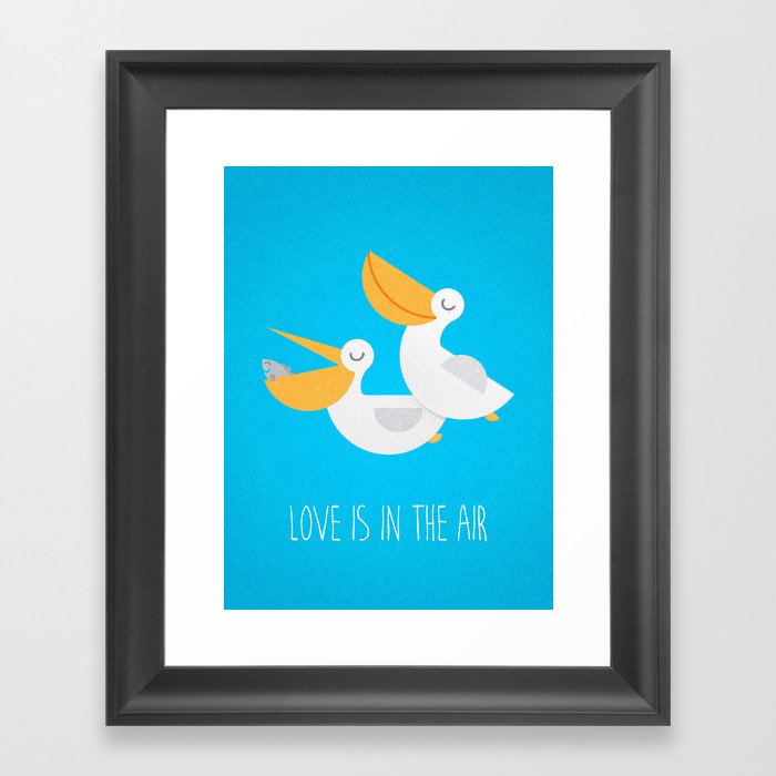 Love is in the Air Framed Art Print