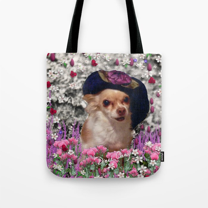 Chihuahua Cushion King Puppy Dog Grocery Travel Reusable Tote Bag