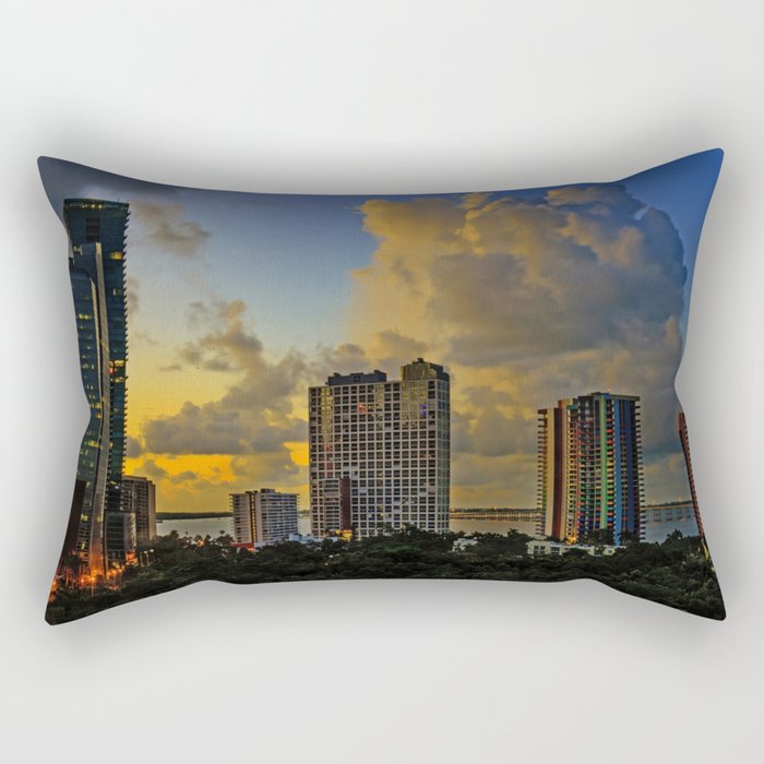 Good Moring Miami Rectangular Pillow