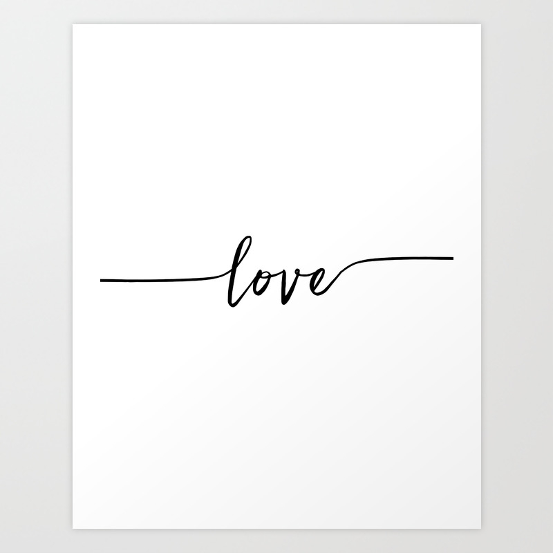 Love Sign Love Art Love Print Love Poster Valentines Day Family