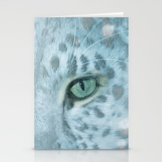 Snow Leopard day Stationery Cards