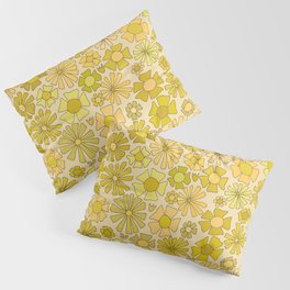 flower power // retro flower pattern by surfy birdy Pillow Sham