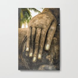 Buddha Hand Metal Print