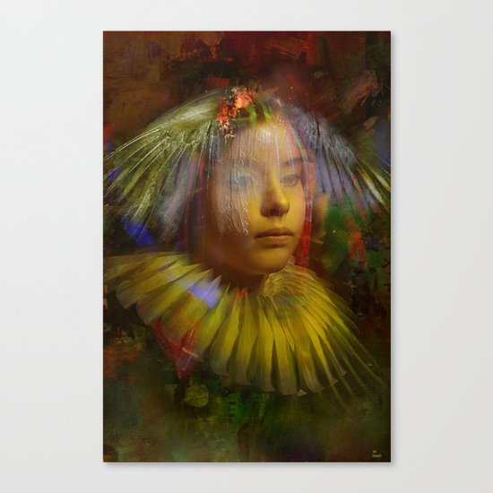 Wait your smile Canvas Print