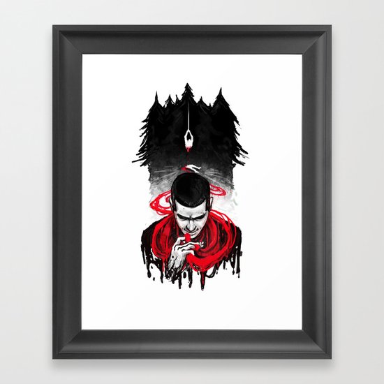 TW: First Blood Framed Art Print