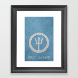 Percy Jackson Framed Art Print