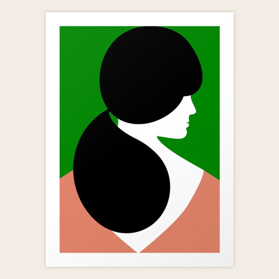 Ponytail Days Art Print