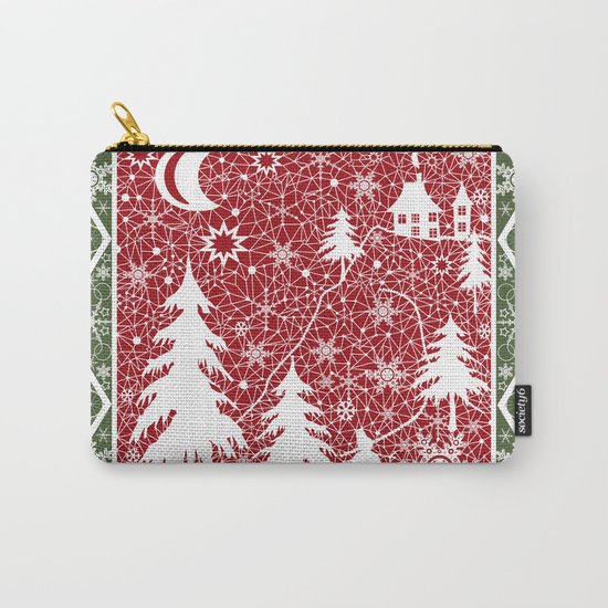 Winter. Christmas. Carry-All Pouch