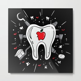Molar Imagery | Dentistry Metal Print | Student, Graphicdesign, Oral, Orthodontic, Dentalsupplies, Appointment, Dentalassistants, Tooth, Teeth, Molar 