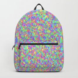 Pastel Triangle Pattern Backpack