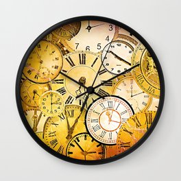 Shattered Time Wall Clock