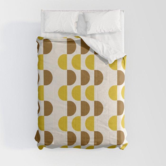 Abstraction_NEW_GEOMETRIC_SHAPE_CIRCLE_PATTERN_POP_ART_0306A Comforter