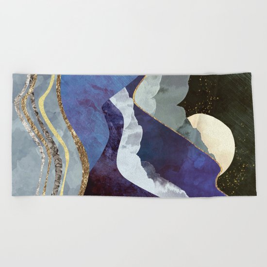 Midnight Beach Towel
